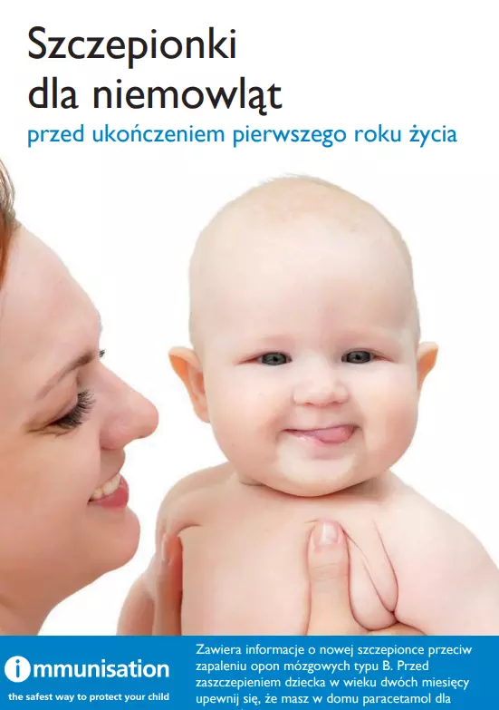 Pierwsze szczepienie szczepienia niemowlaka niemowląt w UK noworodka kalendarz szczepień w Anglii i Polsce